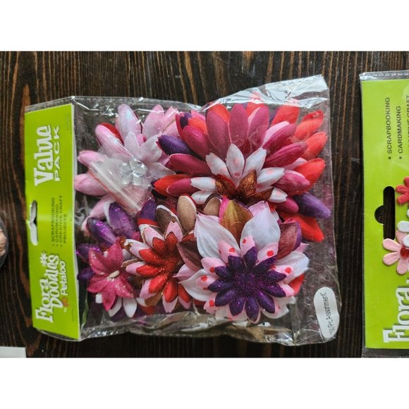 LOT - Journal Scrapbook Embellishments Flowers & Plants 3D Retired New #25 - Picture 7 of 12